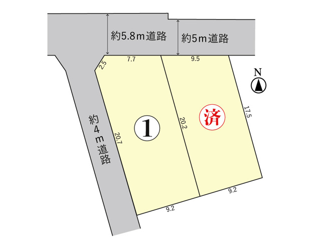 【地図】 | 鈴鹿市岡田3丁目《全2区画》 | 広域Map
