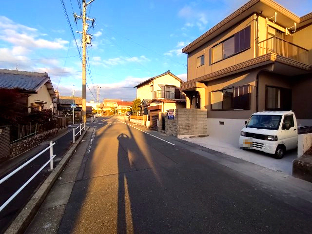 天白区島田四丁目　売戸建の前面道路含む現地写真|前面道路