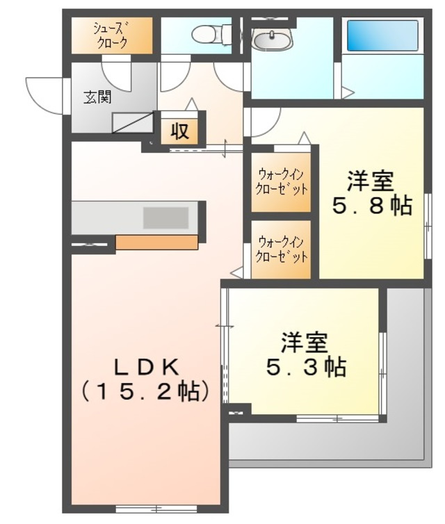 Ｌｅ　Ｔｒｅｆｌｅの間取り
