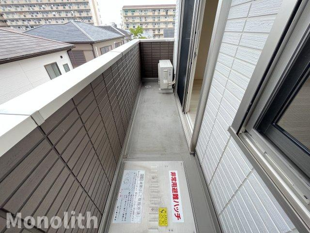 エミネンス久米田のバルコニー