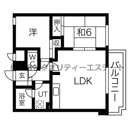 【間取り】 | 旭山シャトー桂和