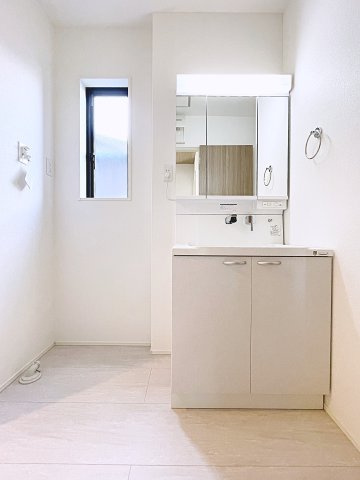 新築戸建・建売　いわき市内郷高坂町2期　全1棟　高坂小・内郷第一中の独立洗面台