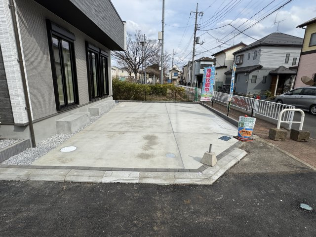 松戸市古ケ崎３丁目新築戸建（古ヶ崎29期）の駐車場|駐車スペース・並列2台駐車可