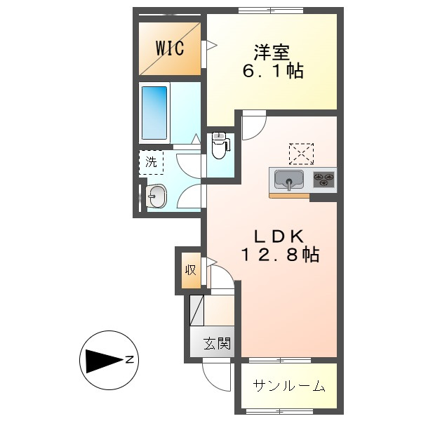エヌ．プレストⅢの間取り