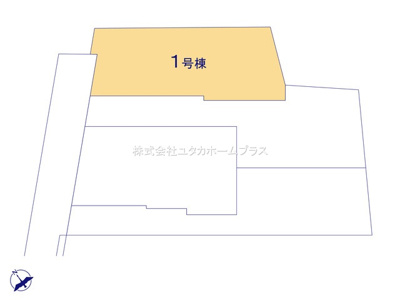 【区画図】 | 東大和市芋窪１丁目 　新築戸建　【全４棟】 