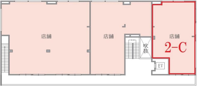 【間取り】 | 高幡不動駅徒歩15分 HAMA-K.I.テラス 2階 32.93坪 スケルトン