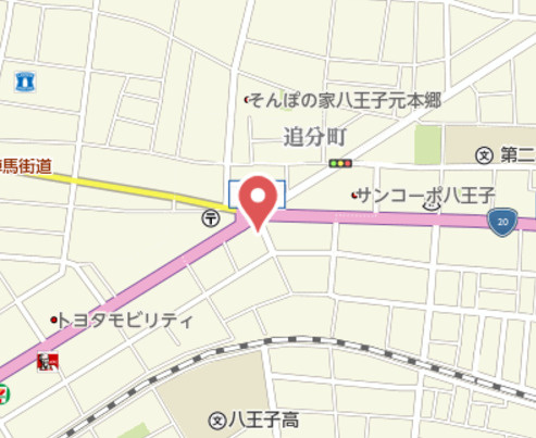 祝　成約済み　八王子高砂サマリヤマンション　八王子市　中古マンションの地図|～仲介手数料無料☆八王子ひなた不動産～八王子高砂サマリヤマンション
