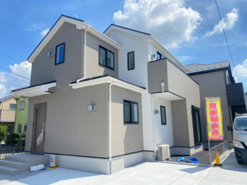 祝　成約済み　八王子市　川口町　新築戸建て　２４ー１期の外観|～仲介手数料無料☆八王子ひなた不動産～　八王子市川口町　新築戸建て