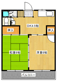 【間取り】 | 第2明紀マンション