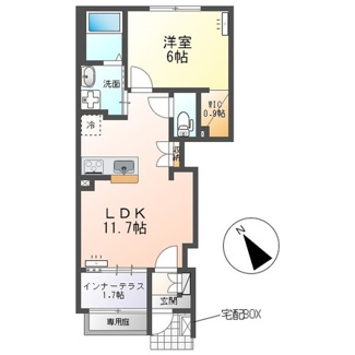 【間取り】 | ルナ　クレセンテⅢ