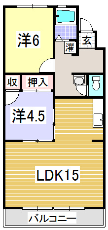 ルグラン嶋津の間取り