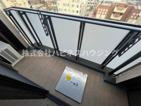 グランジュテ柏のバルコニー