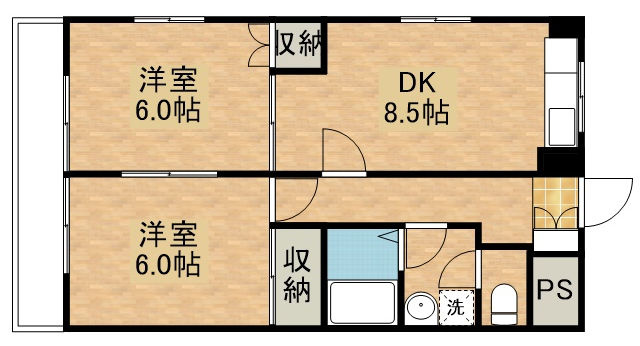 【間取り】 | アーバンハイツ中央