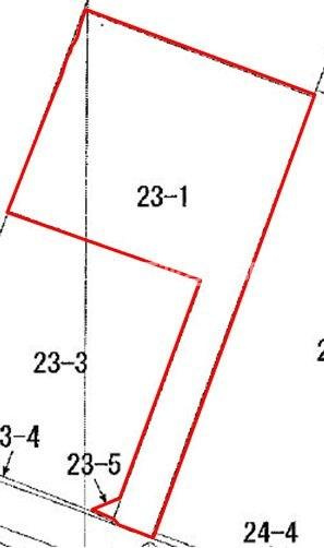 花巻市上根子下田　土地の土地図