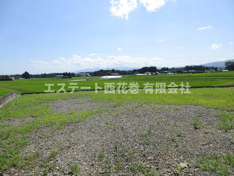 花巻市上根子法領　土地の外観