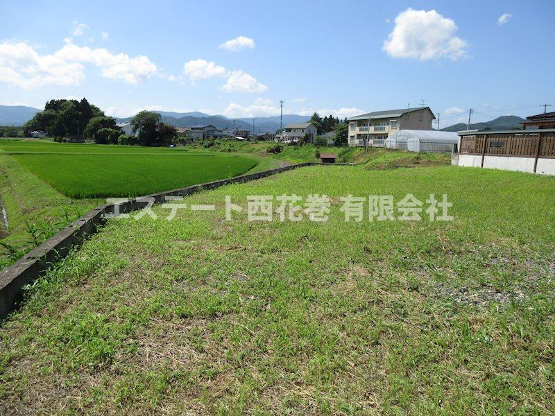 花巻市上根子法領　土地の外観