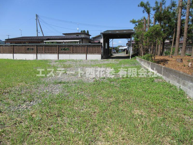 花巻市上根子法領　土地の外観