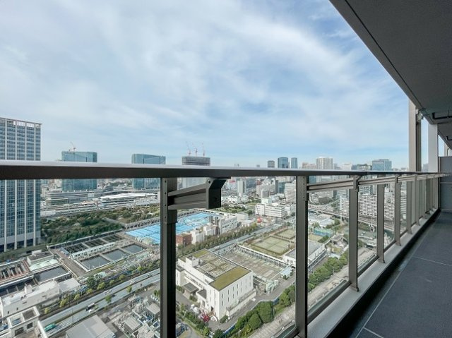 港区港南３丁目の賃貸マンションのバルコニー