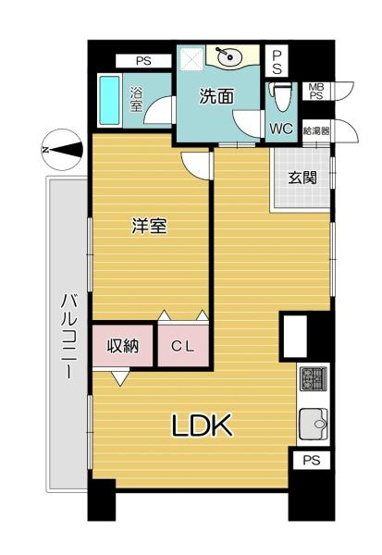 【間取り】 | 日商岩井京橋ハイツ