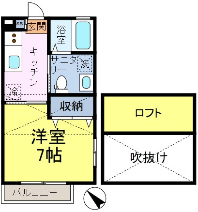 ロワール新小岩の間取り