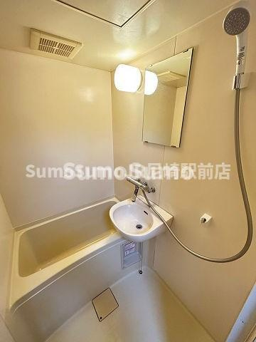 レオパレスみそのの浴室|ゆったり過ごせるお風呂です