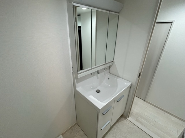 上野ハイツの独立洗面台