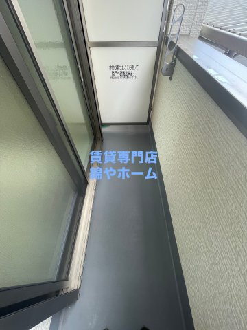 フジパレス我孫子Ⅱ番館のバルコニー|落ち着いた時間を過ごせるバルコニーです