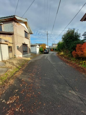三条市鶴田三丁目_売地の外観|全面道路　市道
