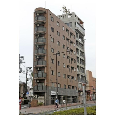 【外観】 | ISM東中野 | 鉄筋コンクリート造のがっちりとした建物。
