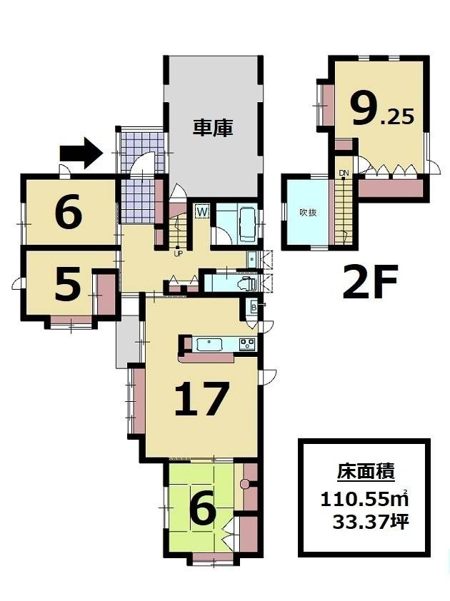 八戸市類家5丁目の間取り
