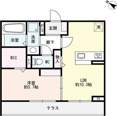 Platinum One(プラチナ ワン)　　刈谷市近郊の賃貸はクラスホームの間取り
