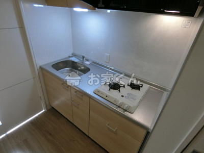 【キッチン】 | アウルムグランデ | 二口ガスコンロ付きシステムキッチン