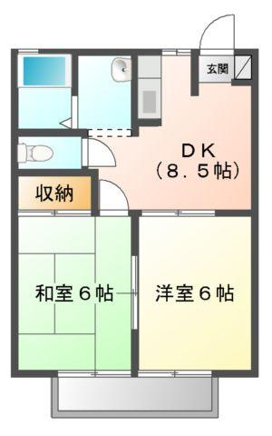 ヴィレッジ高島　Ａの間取り