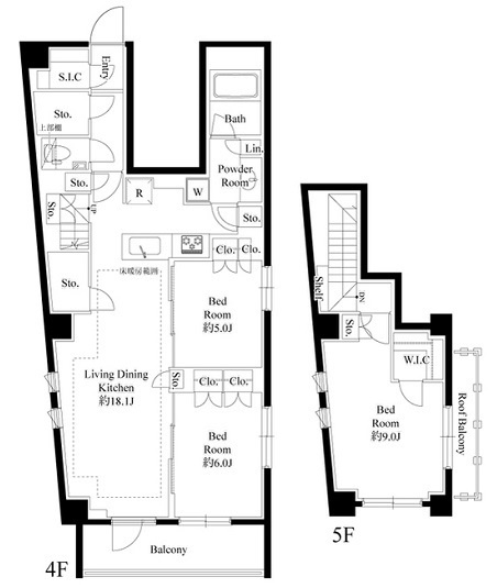港区西麻布３丁目の賃貸マンションの間取り