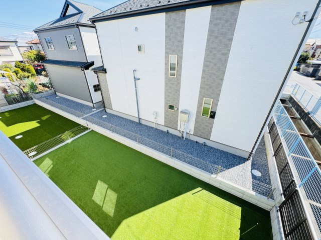 松戸市古ケ崎３丁目新築戸建【古ヶ崎小学校：7分】の展望|バルコニーより南側眺望
