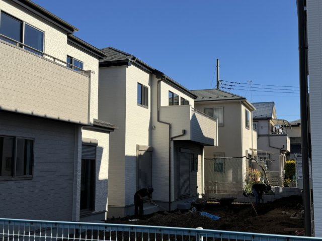 松戸市古ケ崎３丁目新築戸建【古ヶ崎小学校：7分】の外観|B号棟南側外観