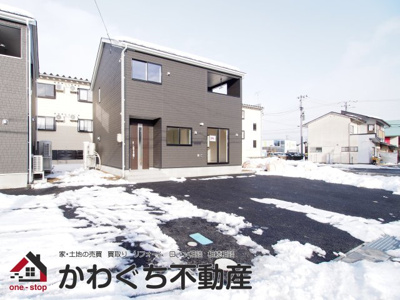 【外観】 | Cradle garden　米沢市城西第２　３号棟