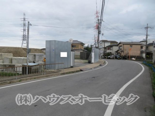 城陽市水主森ノ東の売地の外観