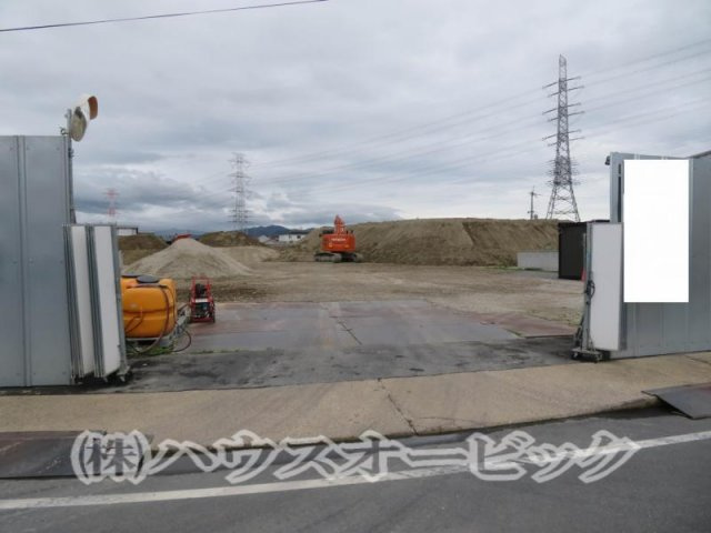 城陽市水主森ノ東の売地の外観