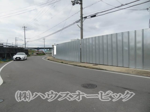 城陽市水主森ノ東の売地の外観