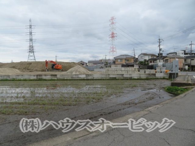 城陽市水主森ノ東の売地の外観