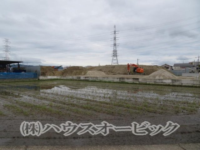 城陽市水主森ノ東の売地の外観