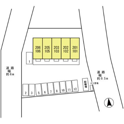 【区画図】 | グランドソレーユ西蒲田