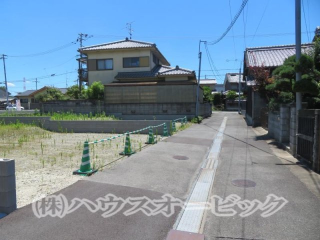 城陽市寺田中大小の売地の外観