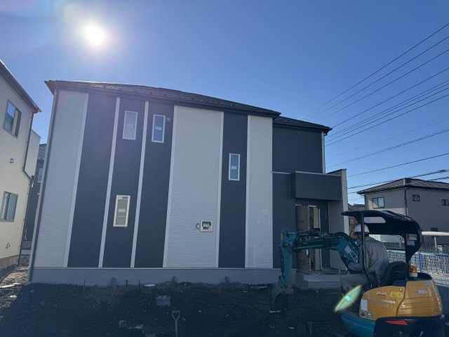 松戸市古ケ崎３丁目新築戸建【古ヶ崎小学校：7分】のエントランス|F号棟北側外観