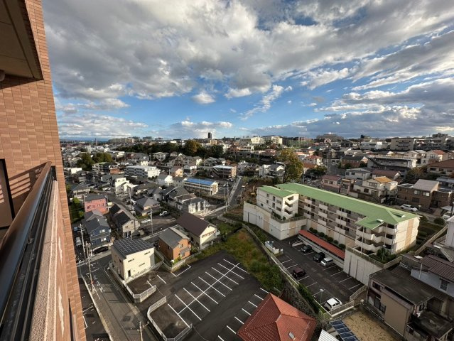 グランドメゾン茶屋ヶ坂の展望|バルコニーからの眺望です！14階なので陽当たり・眺望・通風良好です！