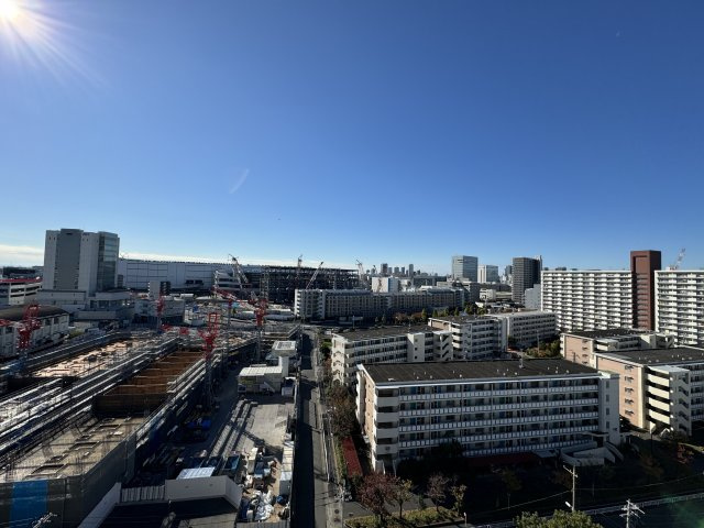 南砂町グリーンハイツ2号棟の展望|開放的な眺望を望めます
