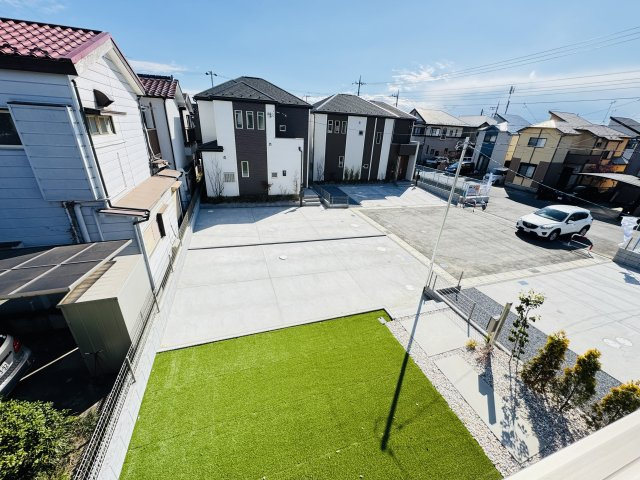 松戸市古ケ崎３丁目新築戸建【古ヶ崎小学校：7分】の展望|バルコニーより南側眺望