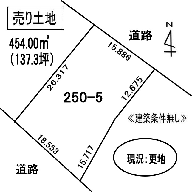 室蘭市港南町1丁目250-5土地