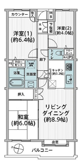 【間取り】 | 武蔵浦和西パーク・ホームズ
